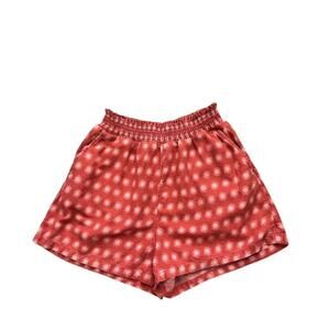 Womens Linen Blend Shorts Size M Pockets Sun Boho Hippie Festival